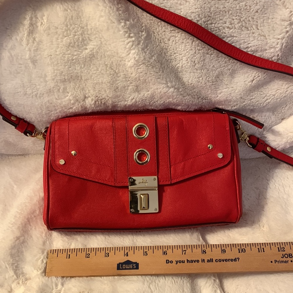 Milly Leather shoulder bag